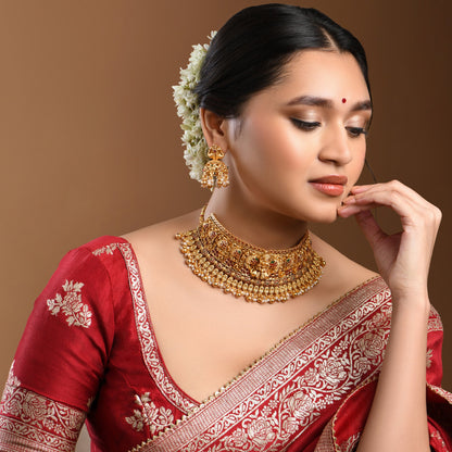 Traditional Lakshmi Temple Choker Set