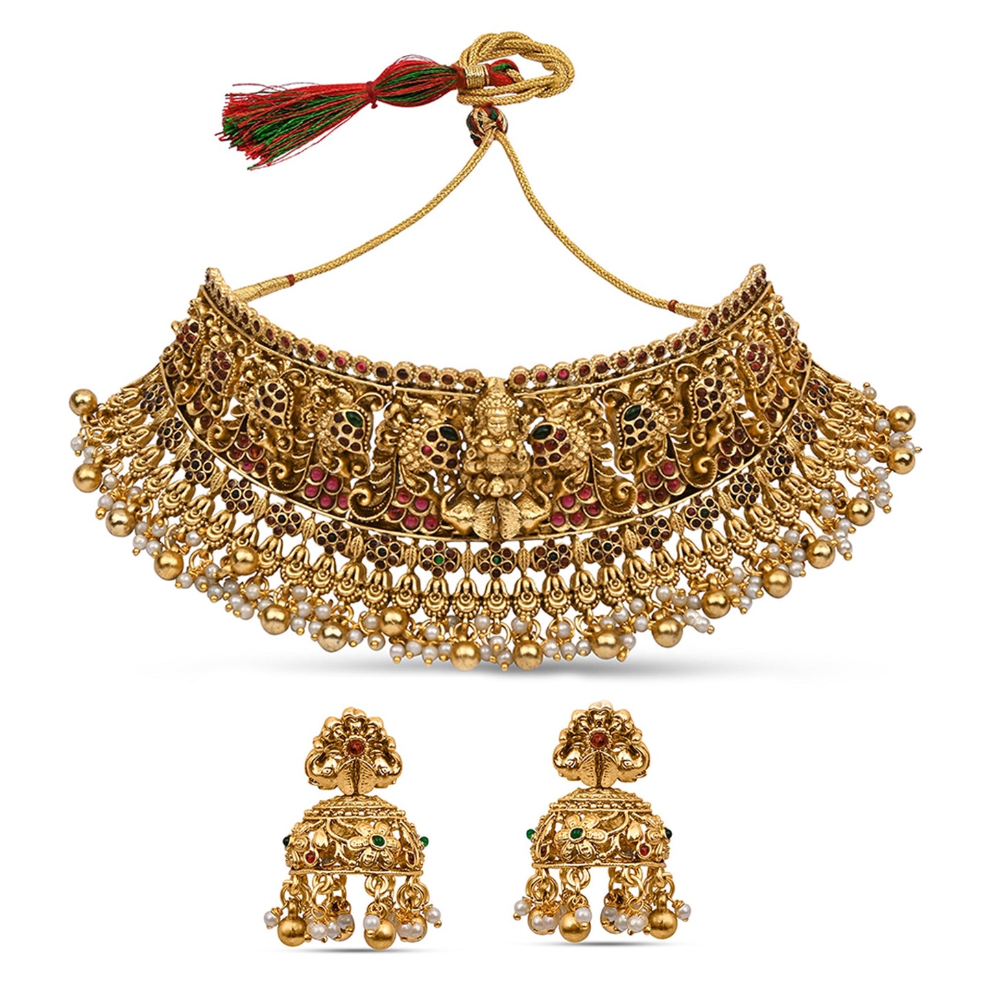 Traditional Lakshmi Temple Choker Set