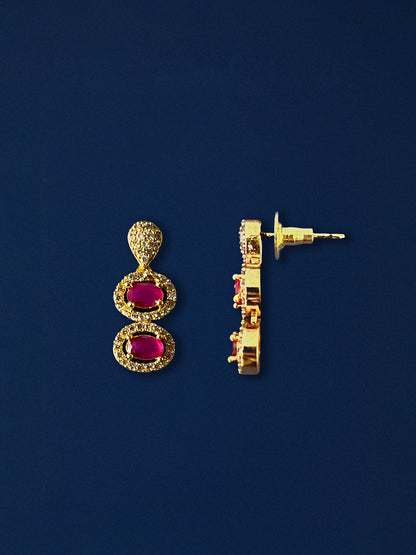 Multi-Colored Stone Navratan Choker Jewelry Set