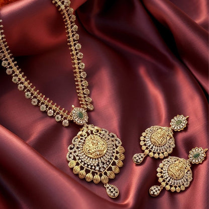 Golden Gilded Goddess Necklace Set