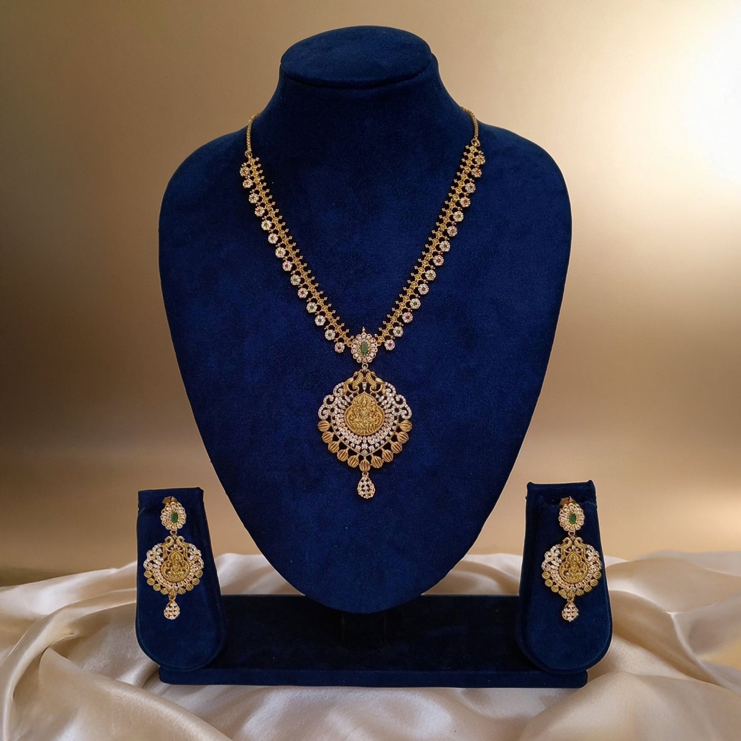 Golden Gilded Goddess Necklace Set