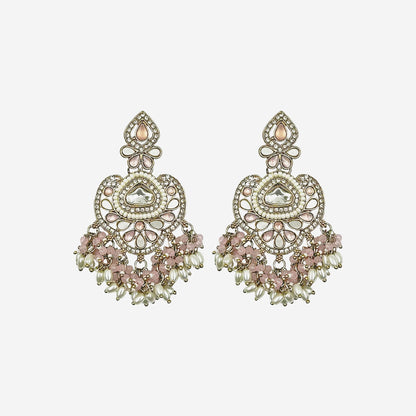 Pink Stone Chandbalis