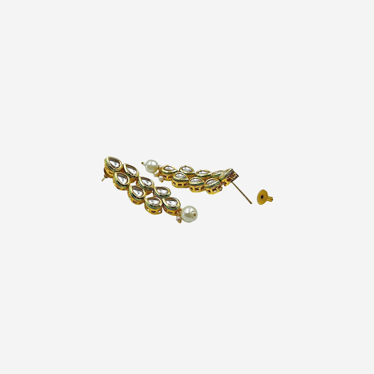 Meenakari Kundan Studded Layered Necklace Set
