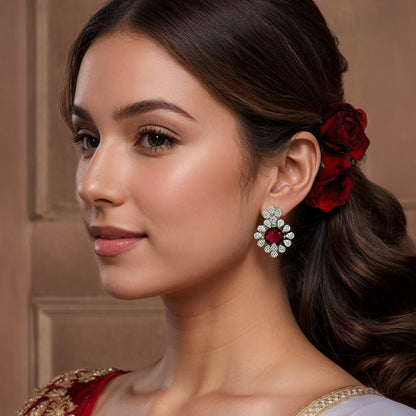 Catherine Classic Ruby Stud