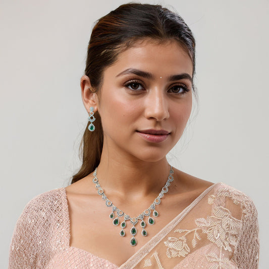 Miranda Waterfall Necklace set
