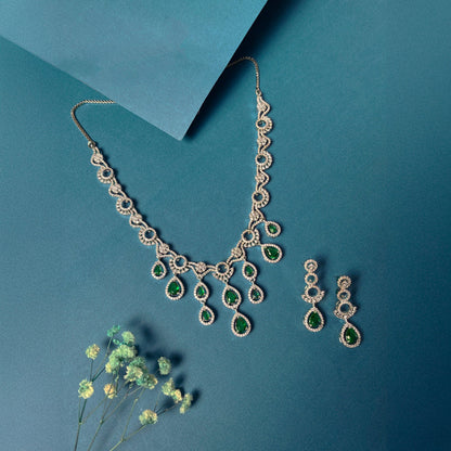 Miranda Waterfall Necklace set