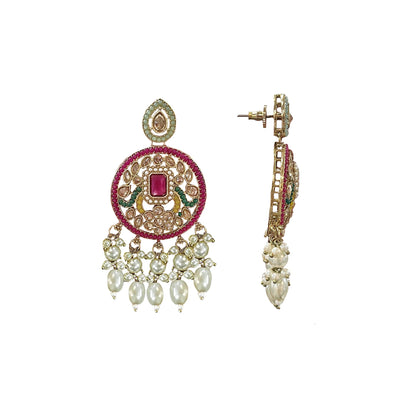 Jahanara Multi Colour Pearl Choker