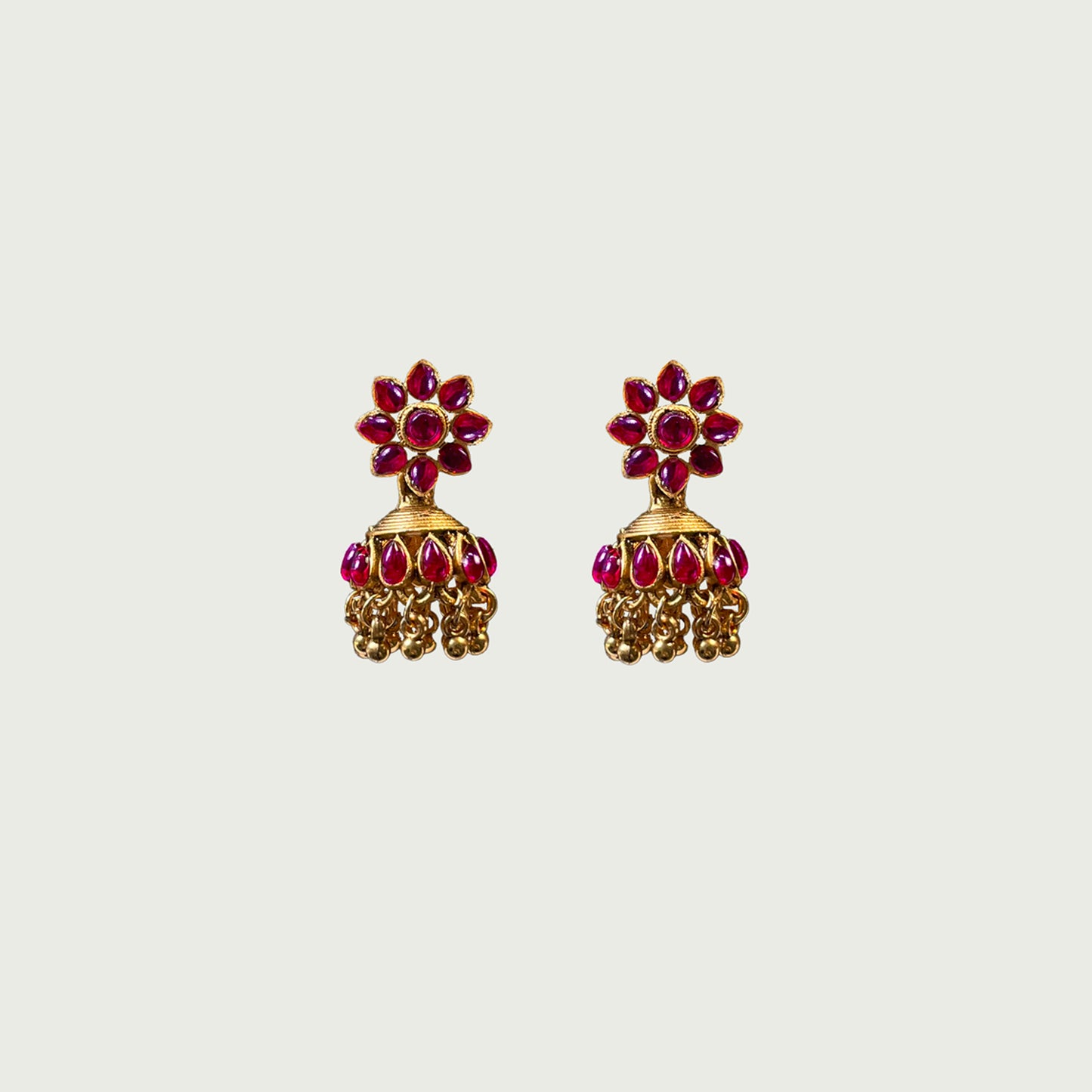 Tarini Ruby Necklace Set