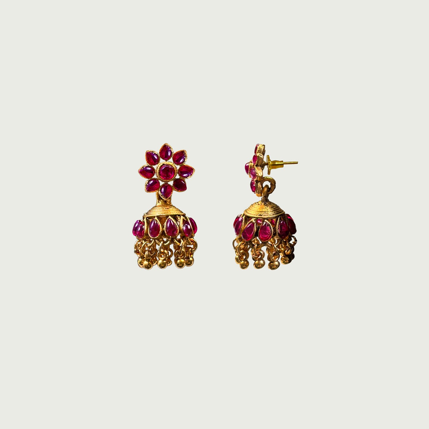 Tarini Ruby Necklace Set