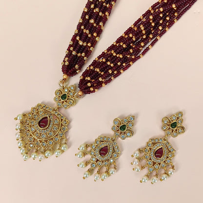 Avira Long Necklace Set