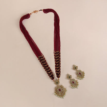 Avira Long Necklace Set