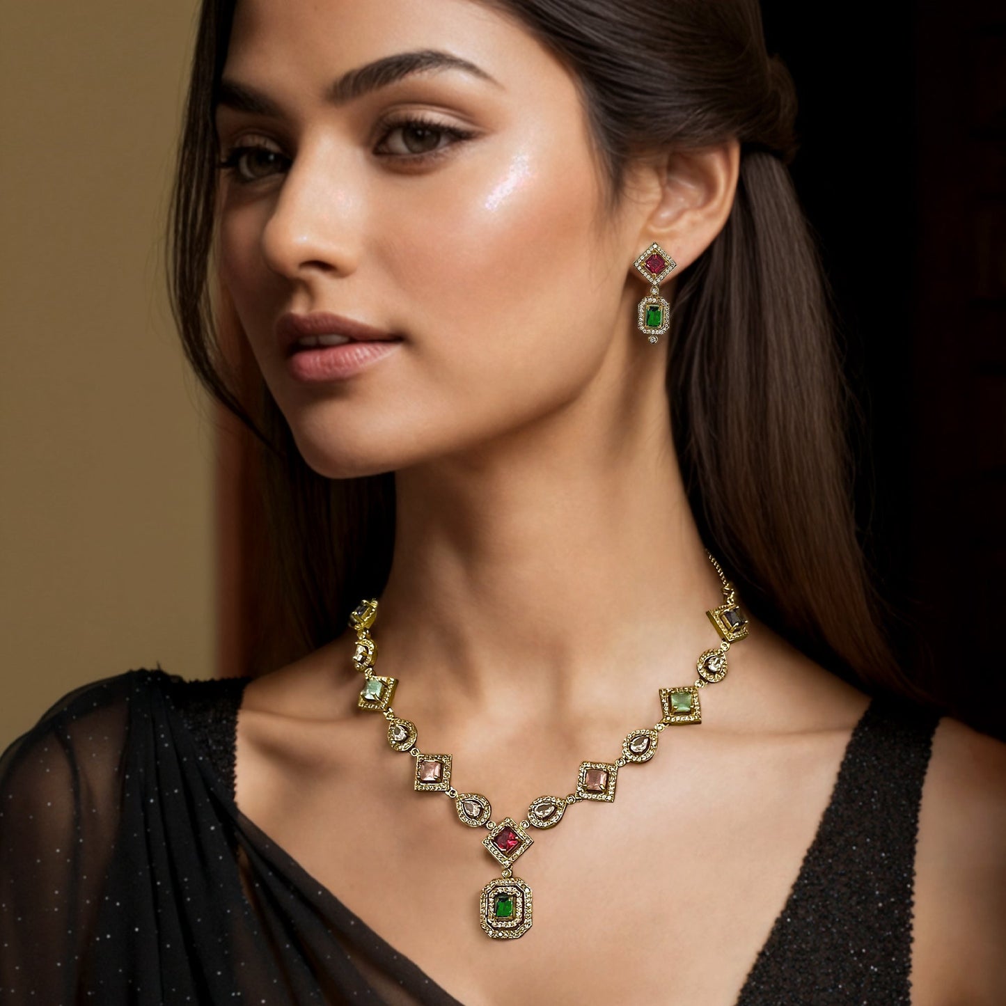 Juliet Multi-Stone Necklace Set