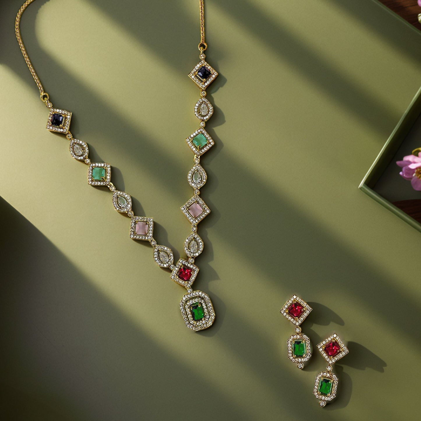Juliet Multi-Stone Necklace Set