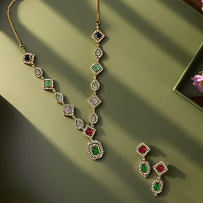 Juliet Multi-Stone Necklace Set