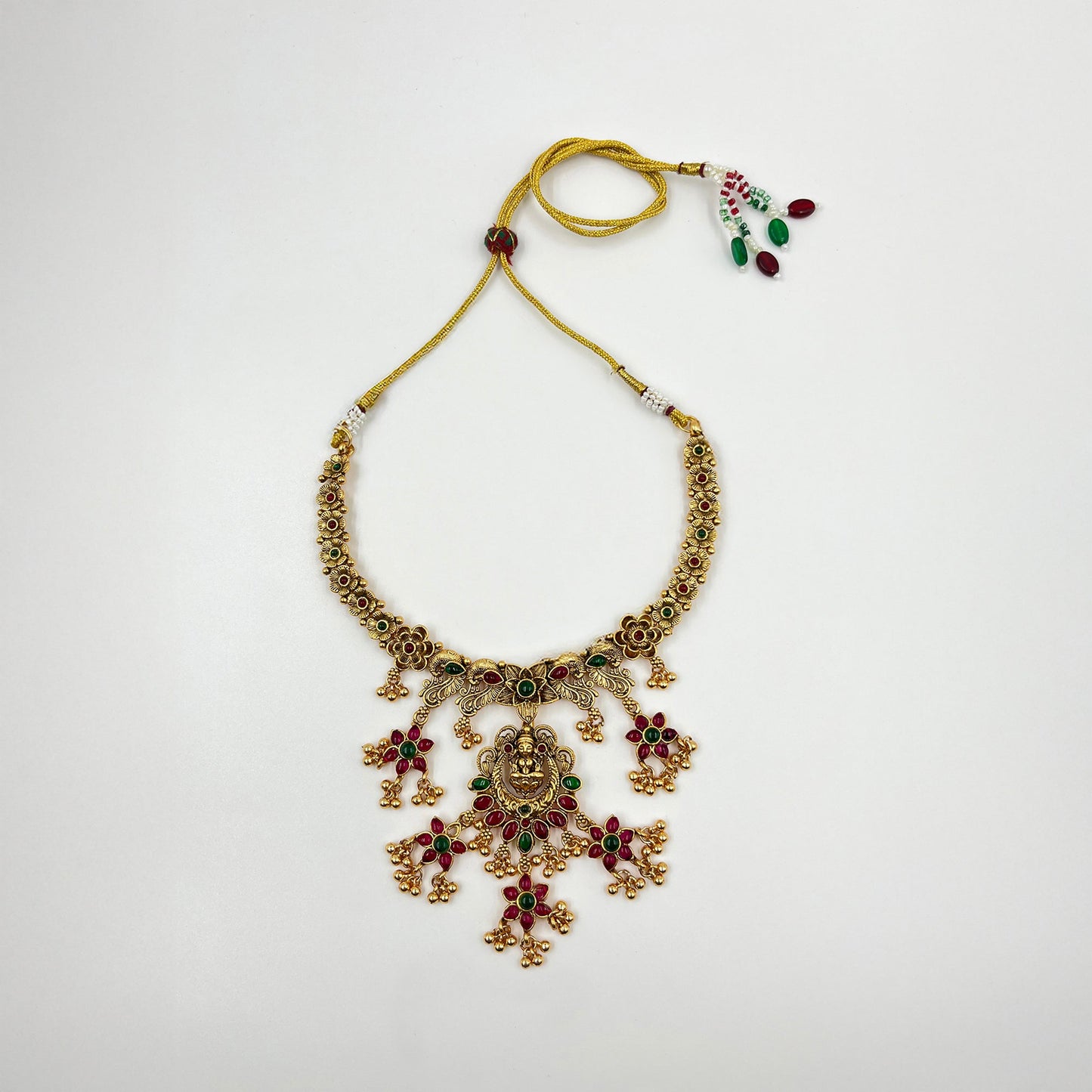Padma Multi Charm Necklace Set