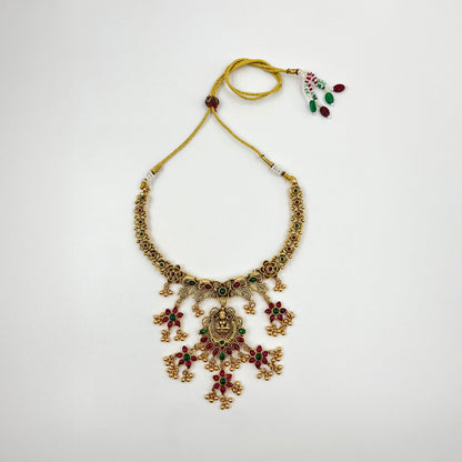 Padma Multi Charm Necklace Set