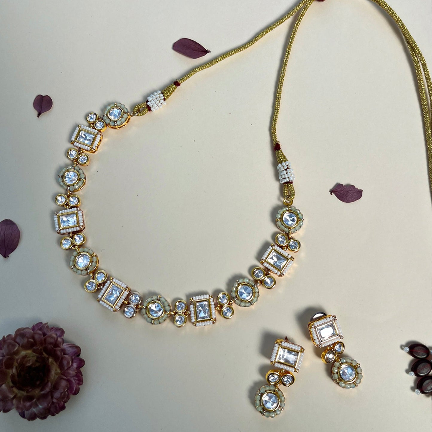 Jiya Beaded Choker Set