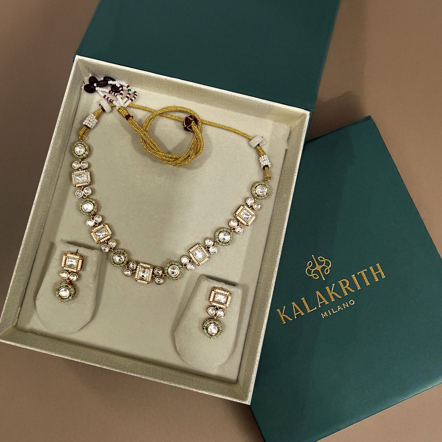 Jiya Beaded Choker Set