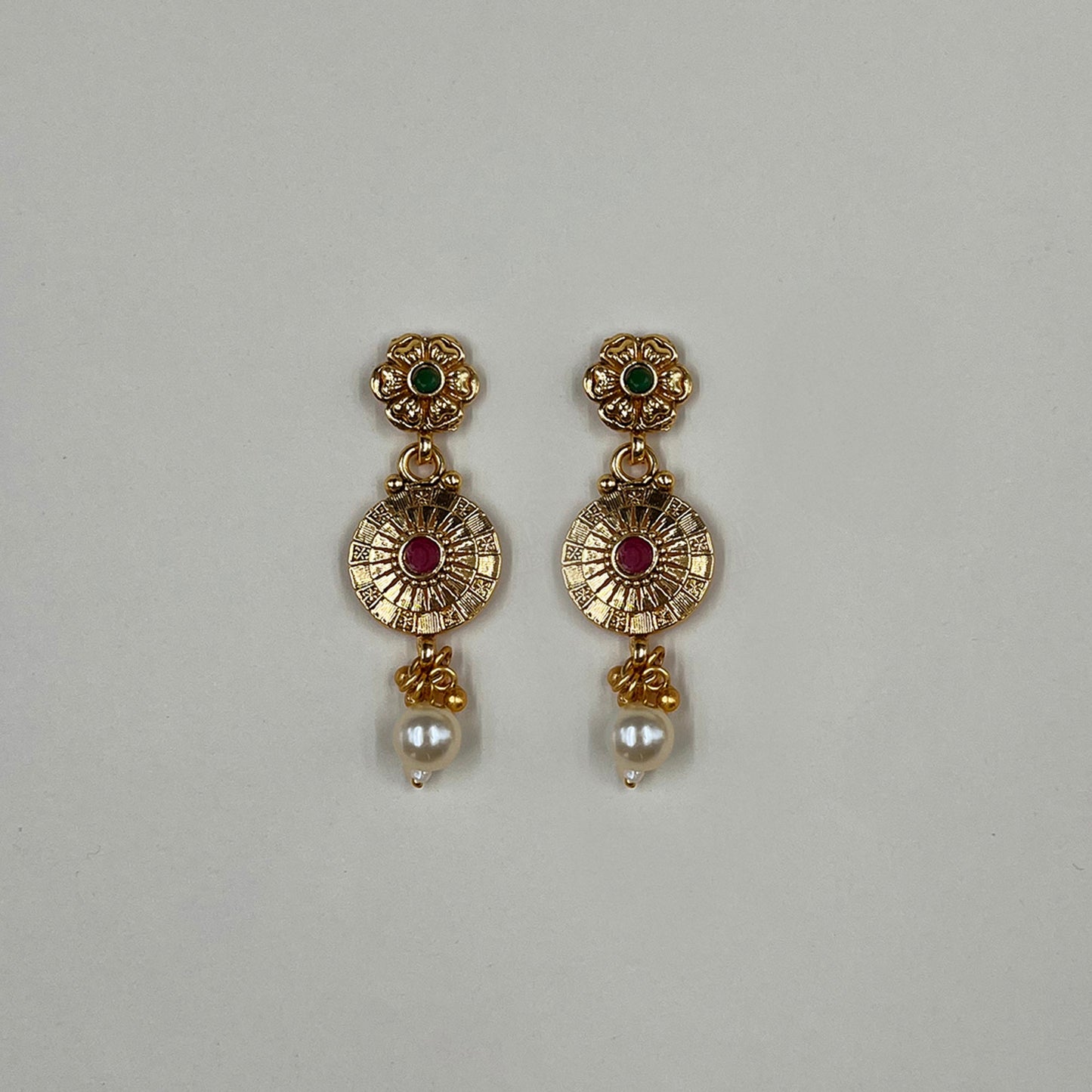 Gold Chakra Choker Set