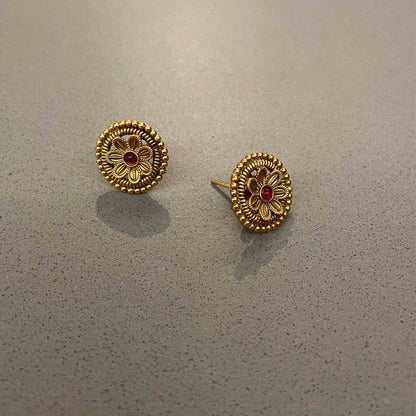 Rajni Green Beaded Necklace Set