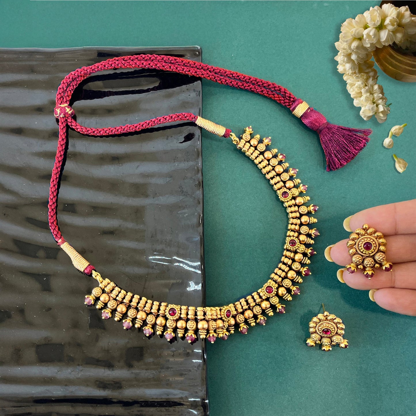 Antique Gold Choker Set