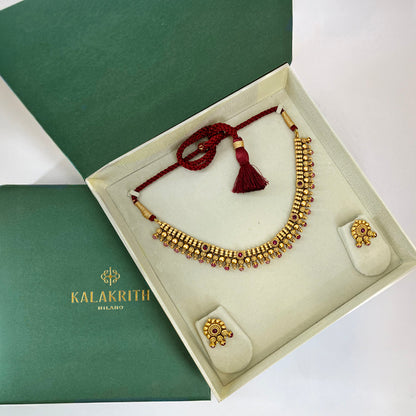 Antique Gold Choker Set