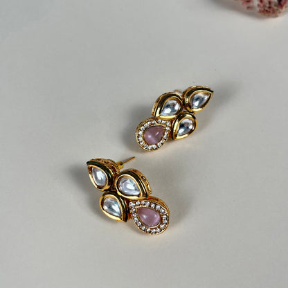 Padmika Pink Kundan Necklace Set