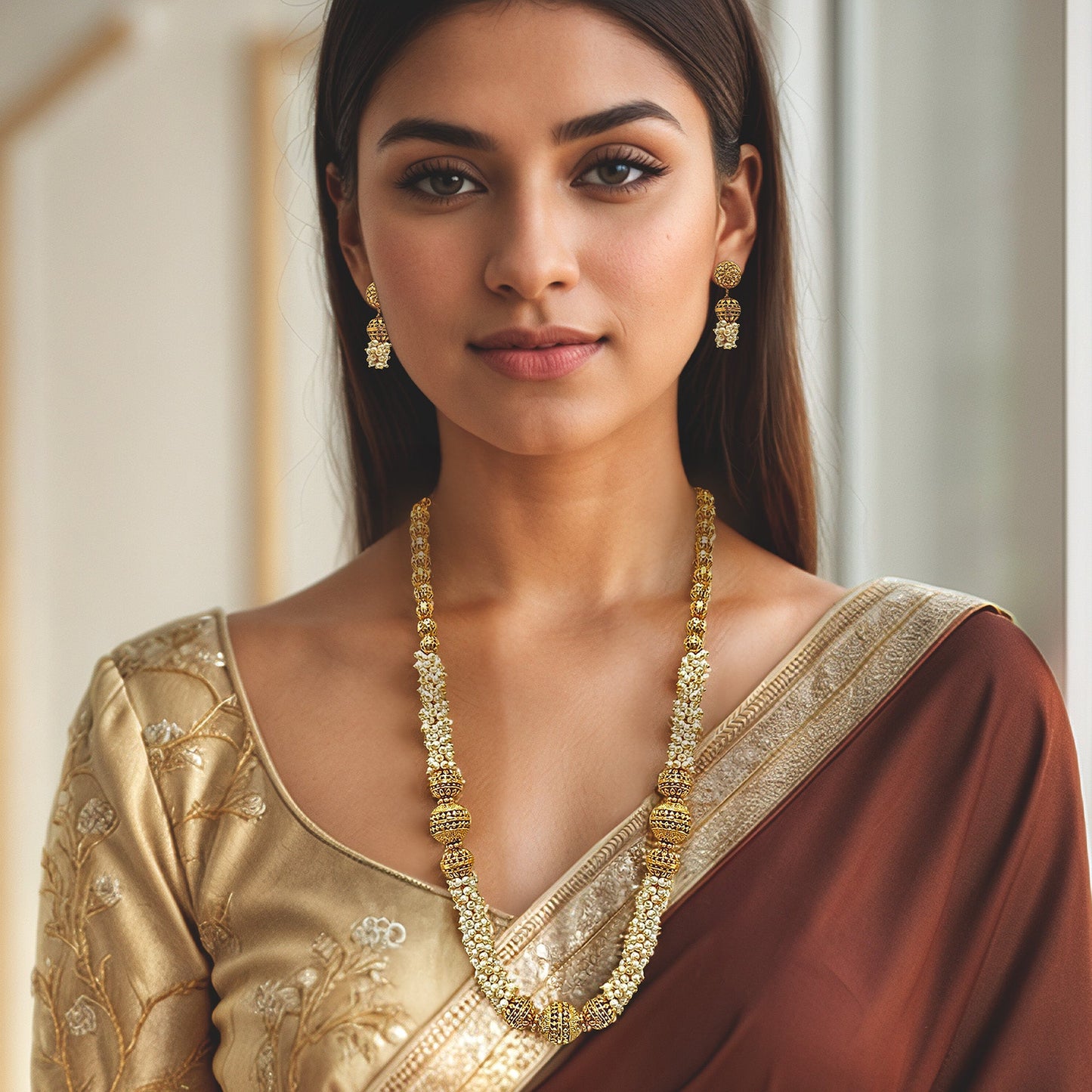 Chitra Pearl Mala Set