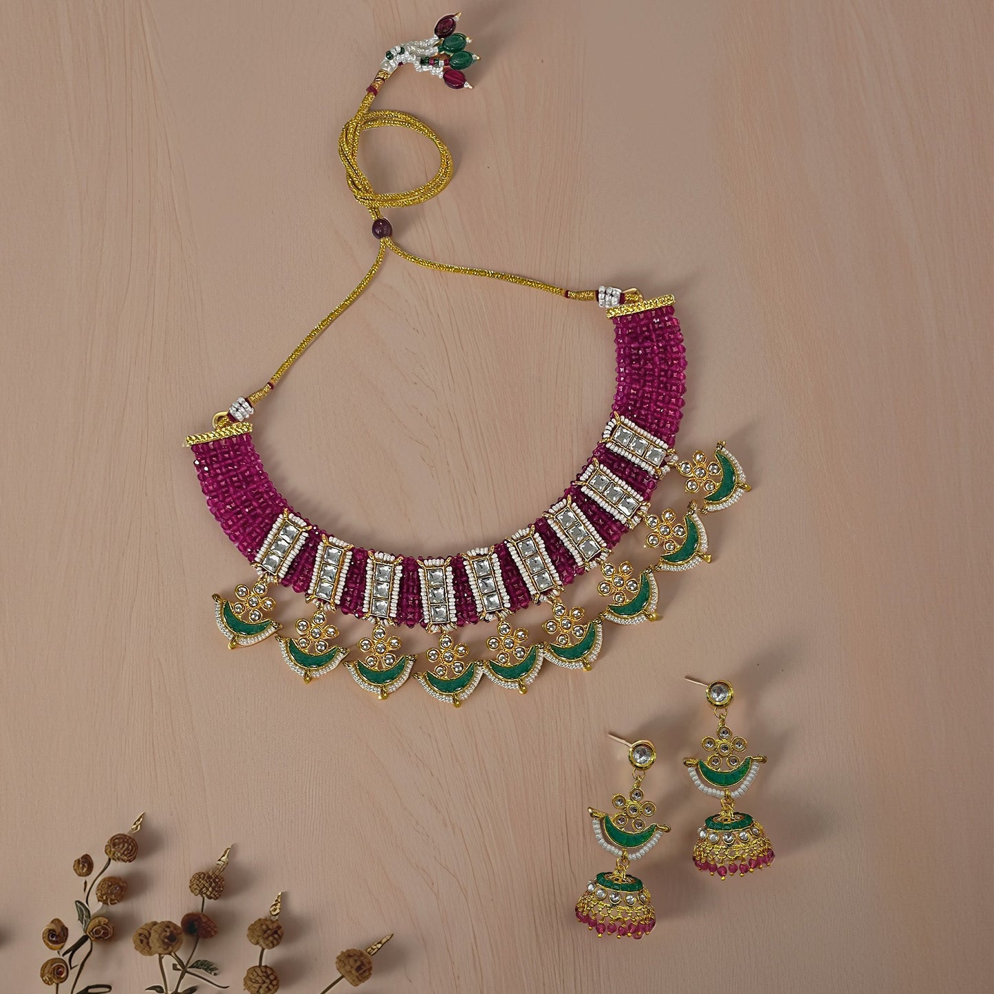 Roohani Polki Choker Necklace