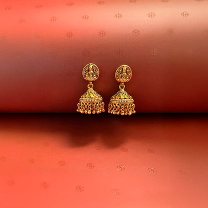 Padmapriya Gold temple Necklace Set