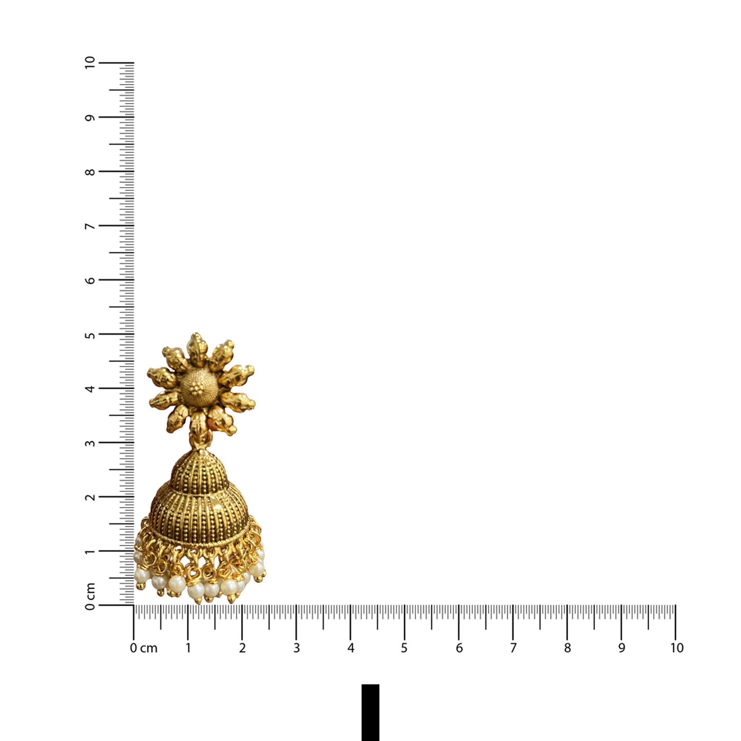 Usha Temple Antique Gold Necklace Set