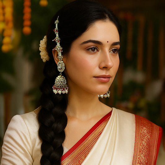 Samira Ruby  Pearl Jhumka