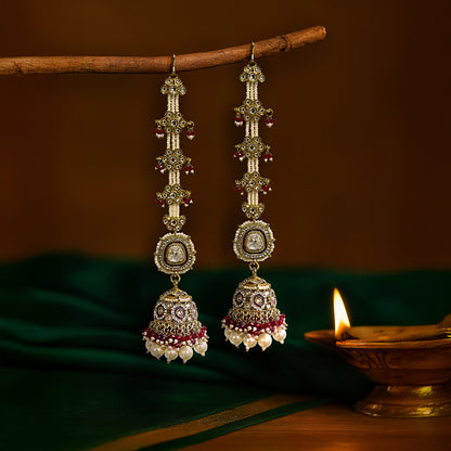 Samira Ruby  Pearl Jhumka