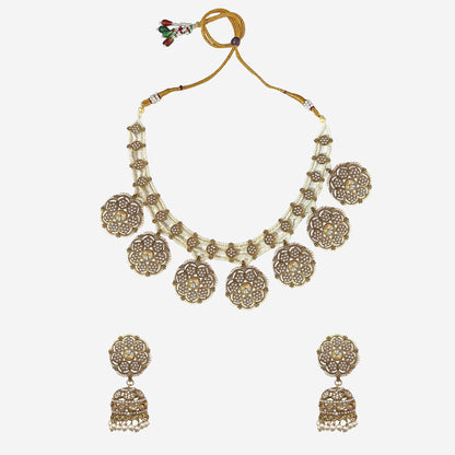 Hoor Floral Necklace Set