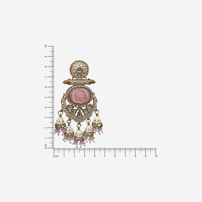 Yasmin Pink Chandelier Earring