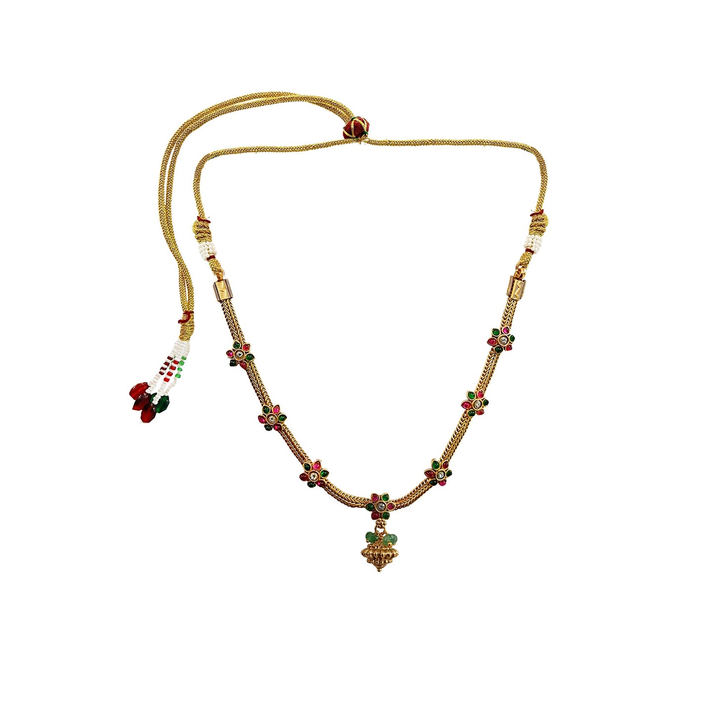 Saanvi Floral Necklace Set