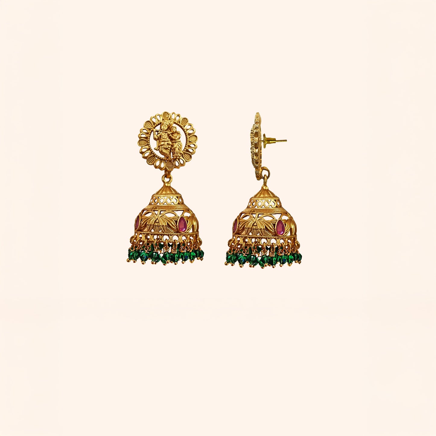 Radha Krishna Jhumkis