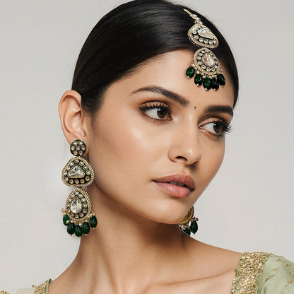 Kavya Earring Mangtika Set
