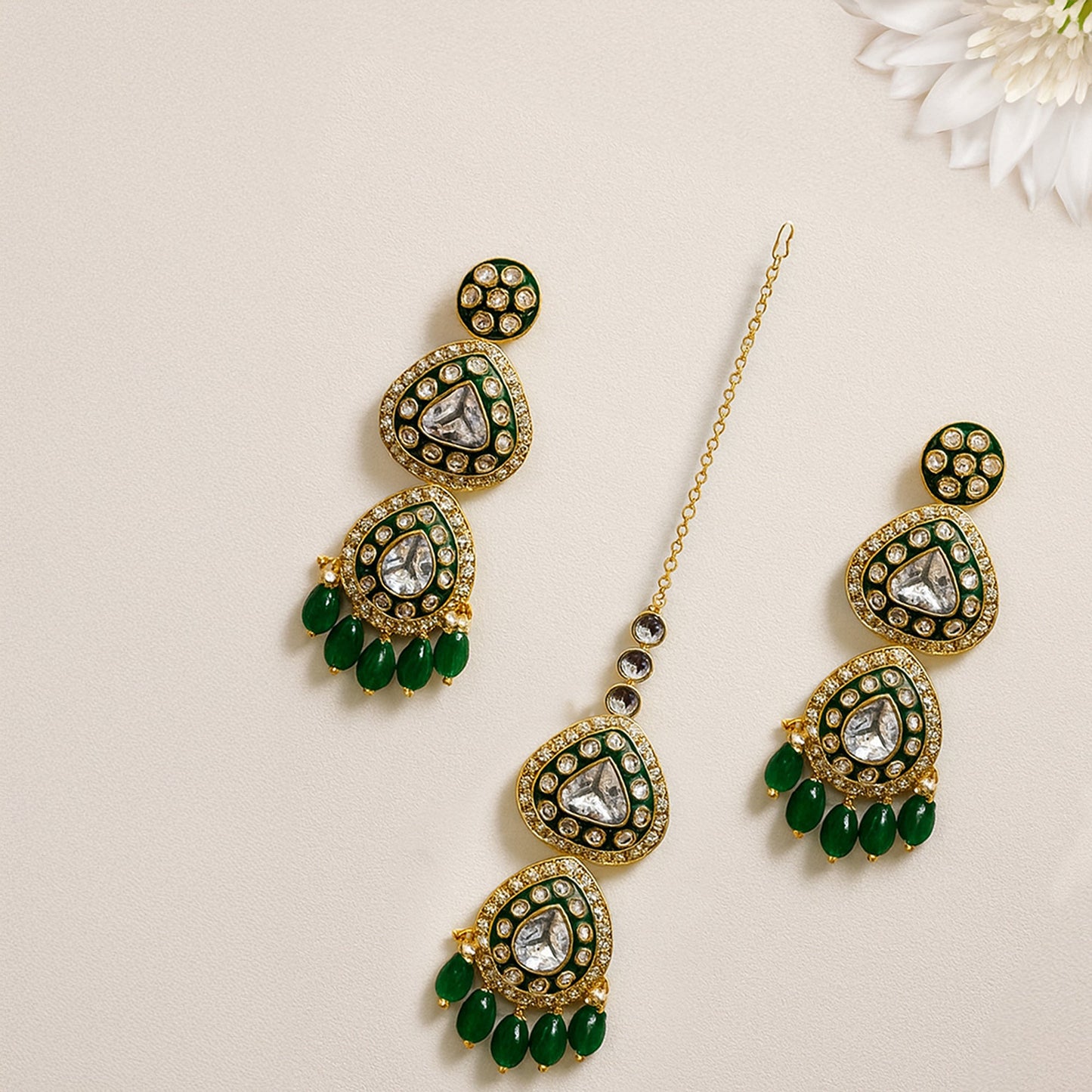 Kavya Earring Mangtika Set