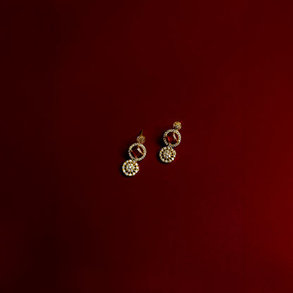 Priya Round Ruby Necklace Set