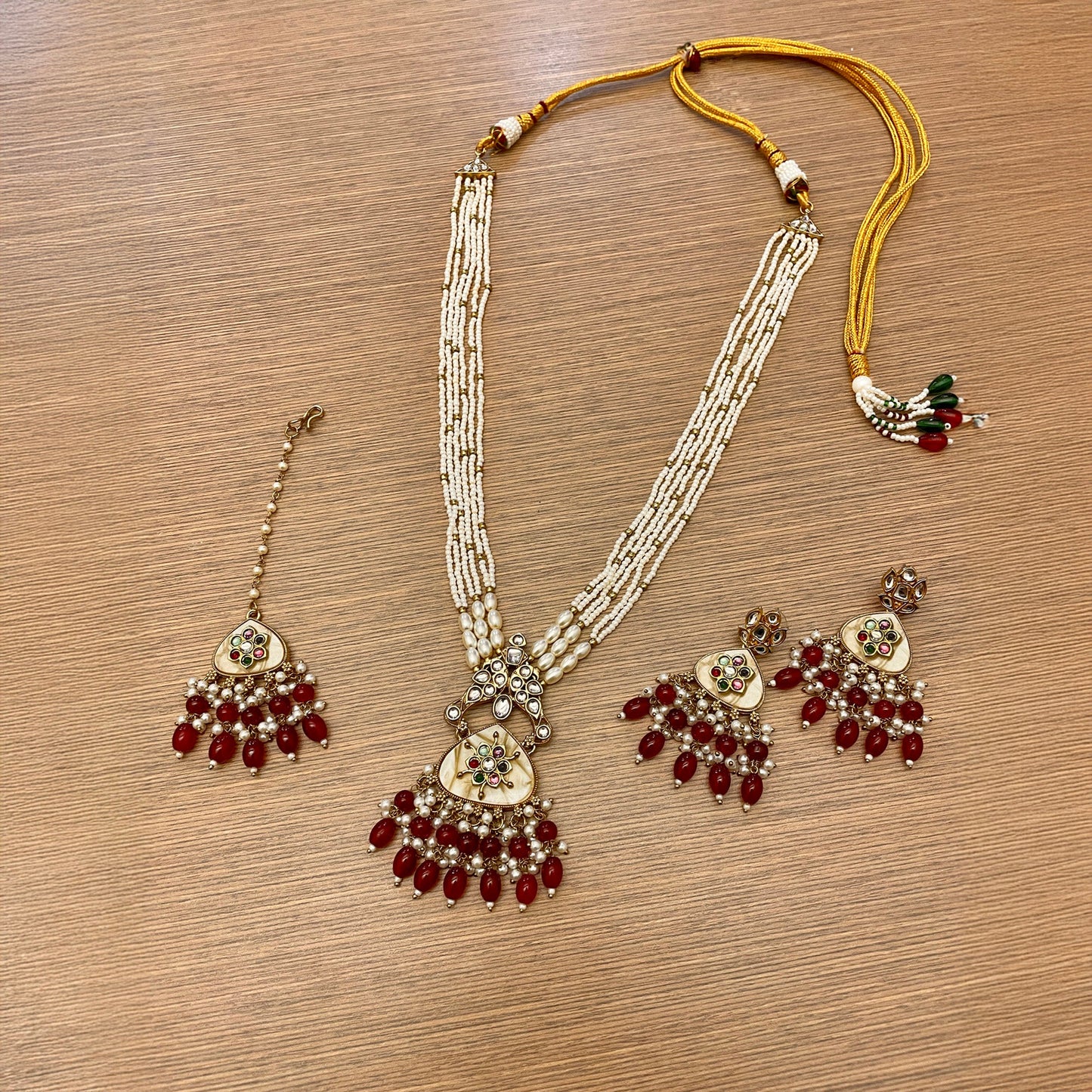 Raya Beaded Necklace Set