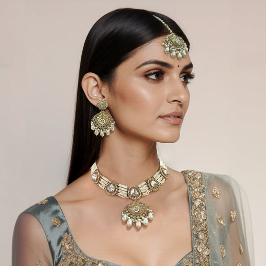 Alia Beaded Necklace Set