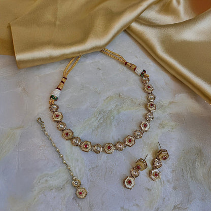 Suman Stone Choker Set