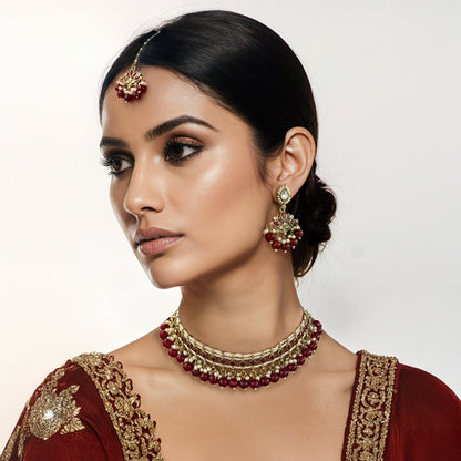 Kalindi Beaded Choker Set