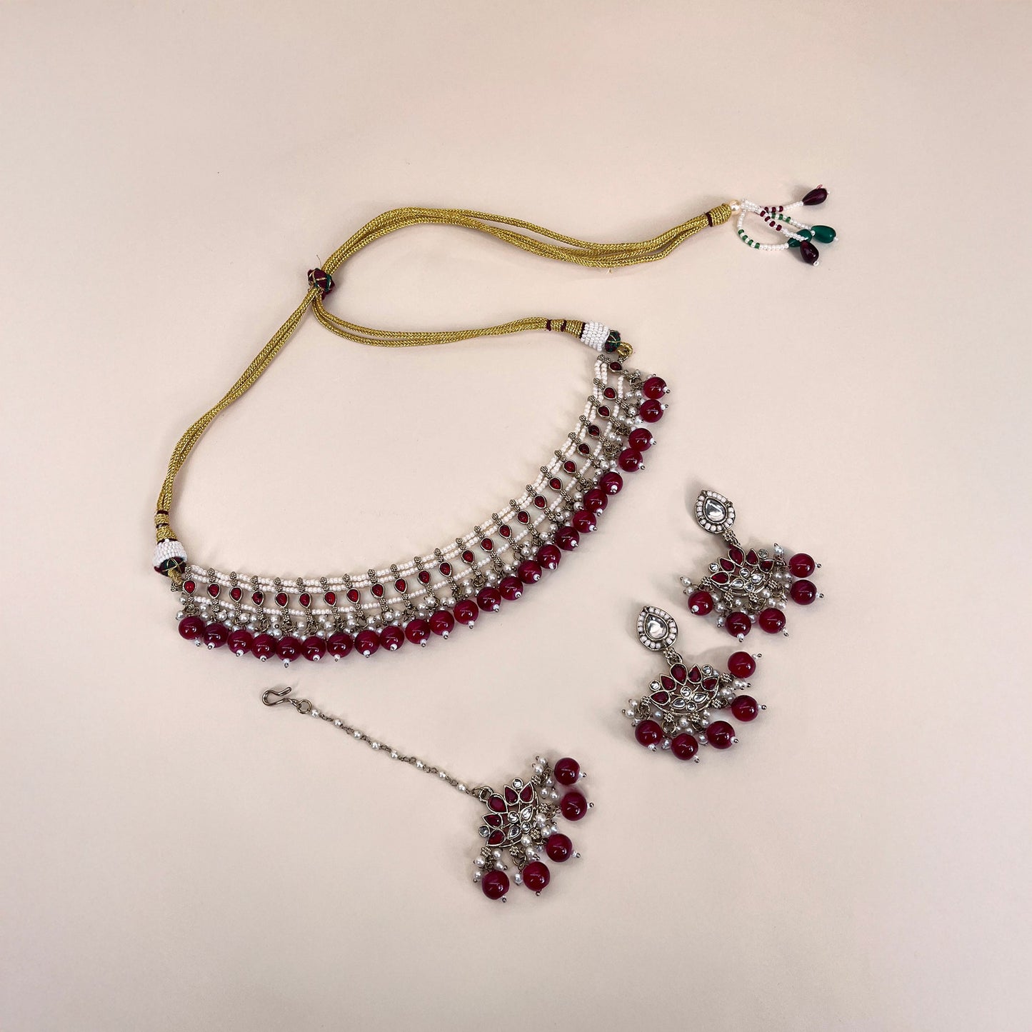 Kalindi Beaded Choker Set