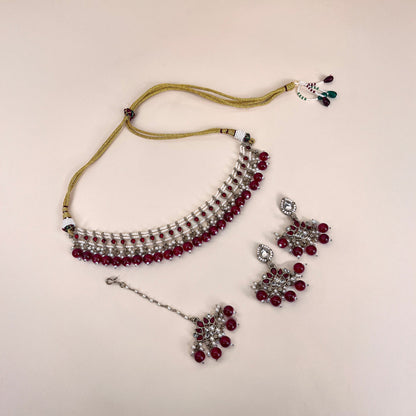 Kalindi Beaded Choker Set