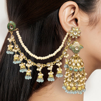 Laila Statement Jhumka Earrings