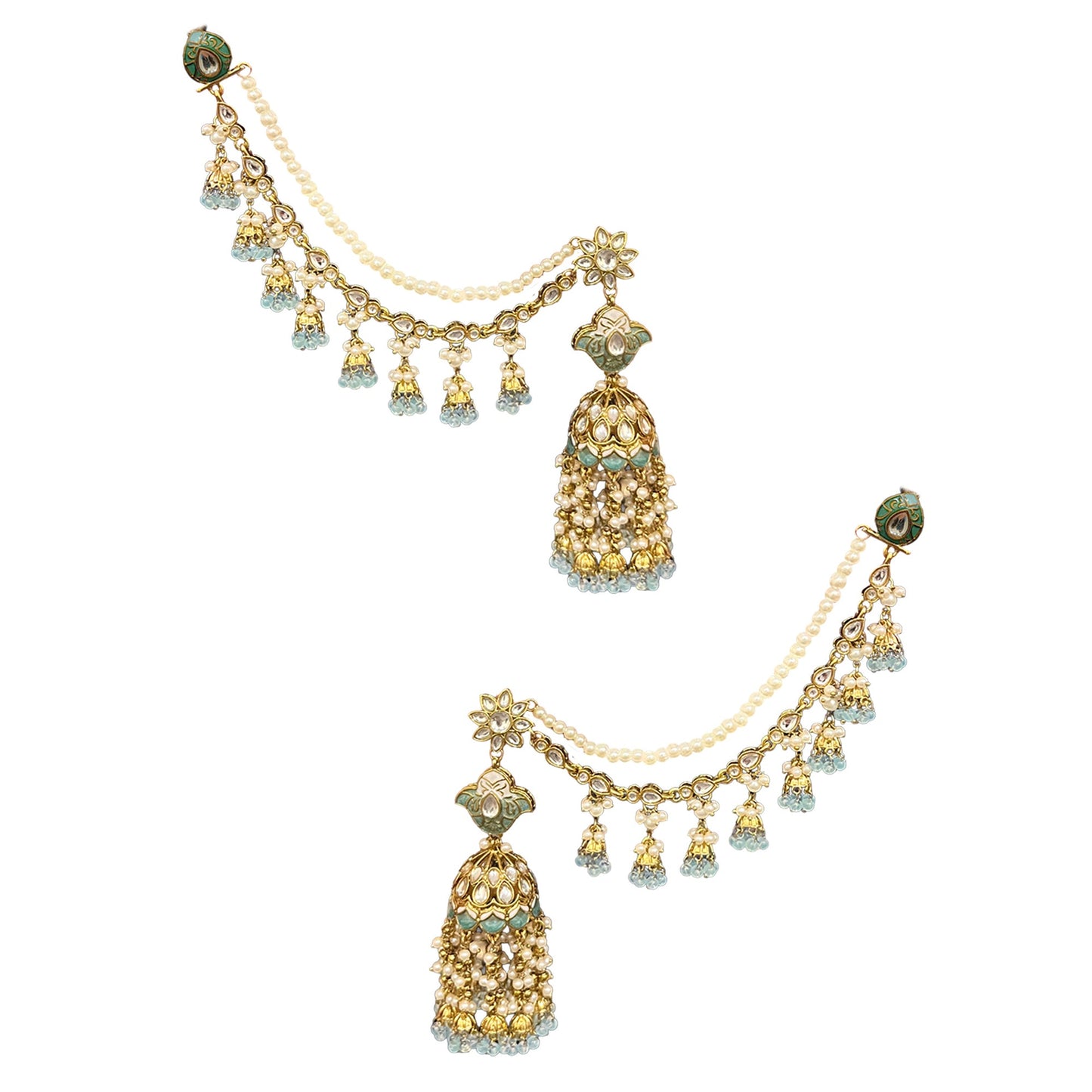 Laila Statement Jhumka Earrings