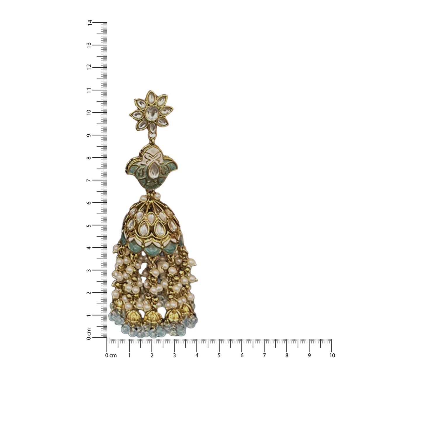 Laila Statement Jhumka Earrings