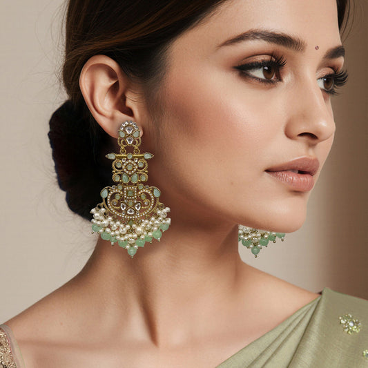 Preeti Chandlier Earrings
